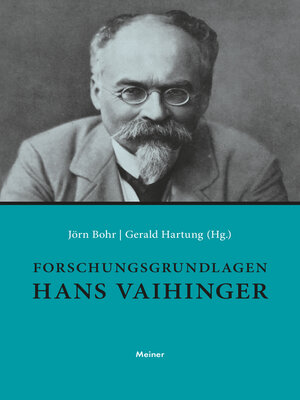 cover image of Forschungsgrundlagen Hans Vaihinger
